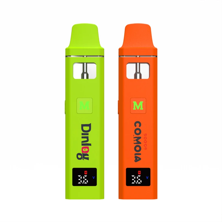 Kualiti Terbaik Harga Baik Peranti Vape Pakai 2ml 2ml Untuk THC / Distillate Dengan Fungsi Boleh Laras Aliran Udara