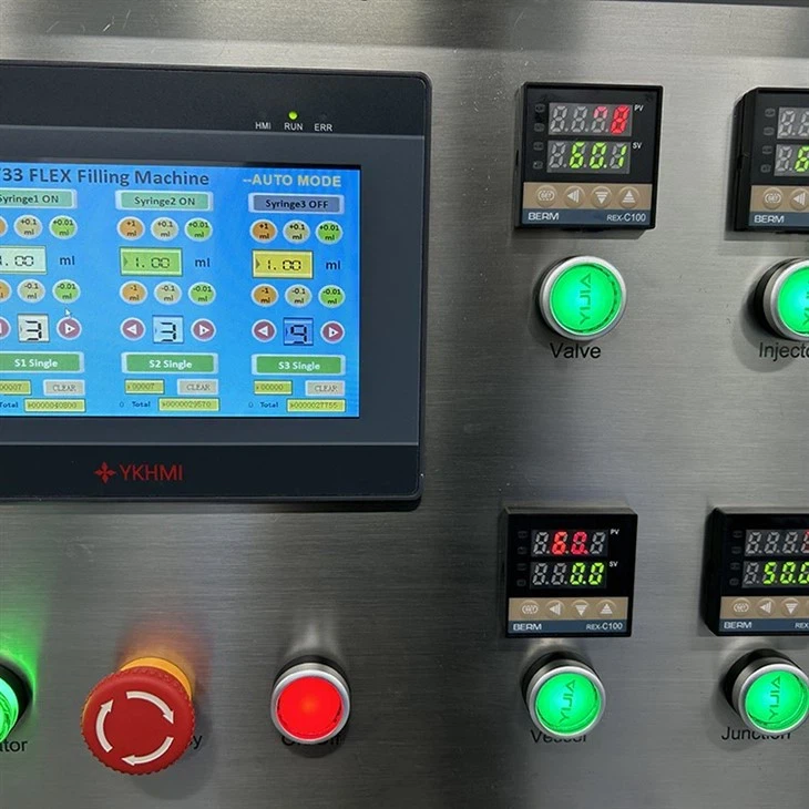 CA Hot menjual mesin pengisian minyak CBD separa automatik CBD pengisi minyak sulingan untuk semua 510 kartrij vape berulir