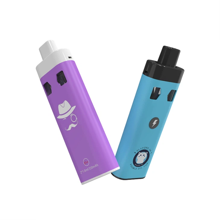 Kilang Borong Vape Pakai Pakai China Untuk CBD THC Delta-8 2G Berkualiti Baik Dwi Chamber
